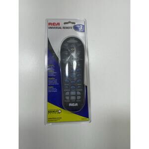 RCA Universal Remote Controls 3 Devices Sat-CBL, TV, VCR-DVD Electronic New